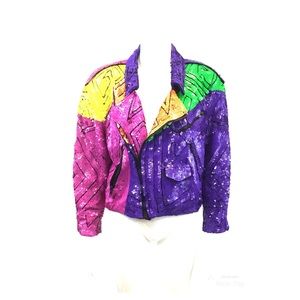 Vintage Sequins Modi Moro Jacket SZ M 8 10